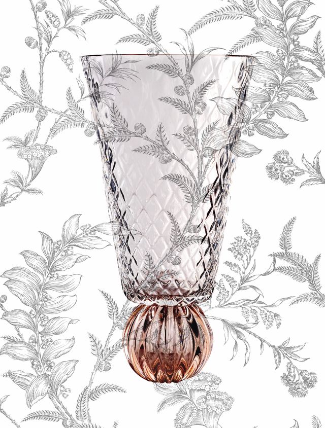 Highball glass, Tree, Vase, Plant, Line art, Glass, Drinkware, Illustration, Flowerpot, Vascular plant, 