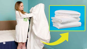 how to fold a fitted sheet