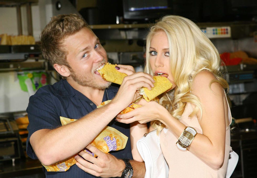 celebs eating fast food
