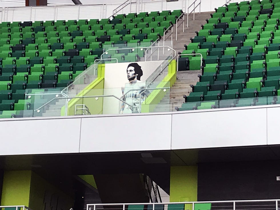 hayward field behind the scenes in oregon in march 2021