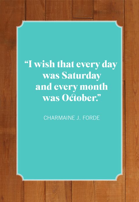 october quotes charmaine j forde