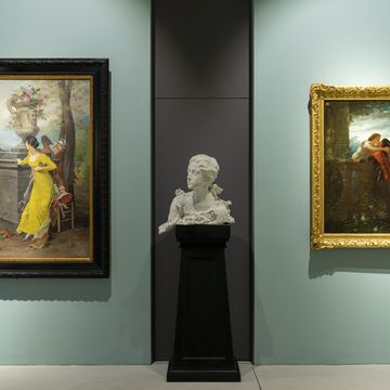 pinacoteca degli artisti vigezzini con scultura di paolo troubetzkoy