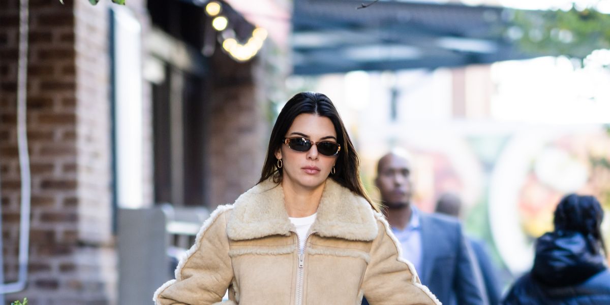 Kendall Jenner's Suede Shearling Jacket Is the It-Girl Coat of Winter