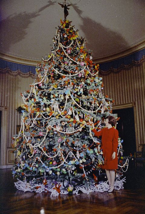 white house christmas trees