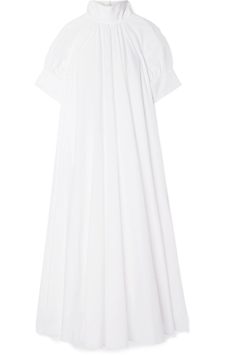 White, Clothing, Dress, Product, Sleeve, Outerwear, Gown, Day dress, Robe, Neck, 