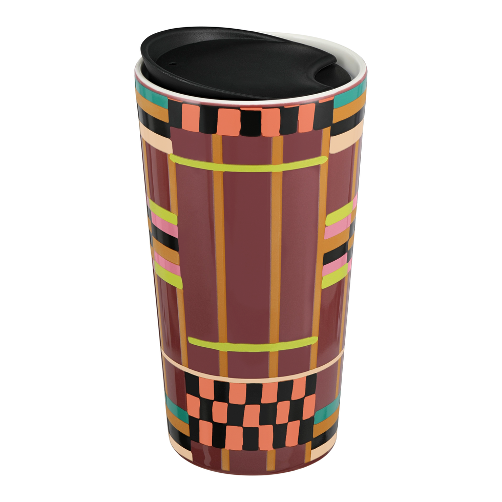 kente stripe tumbler