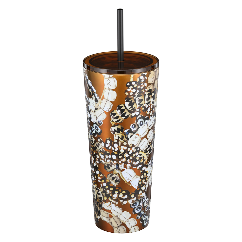 batik beads cold cup