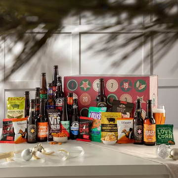 An advent calendar with beer bottles and snacks mens advent calendar