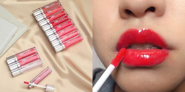 Lip, Red, Lip gloss, Lipstick, Skin, Beauty, Mouth, Nose, Cosmetics, Material property, 