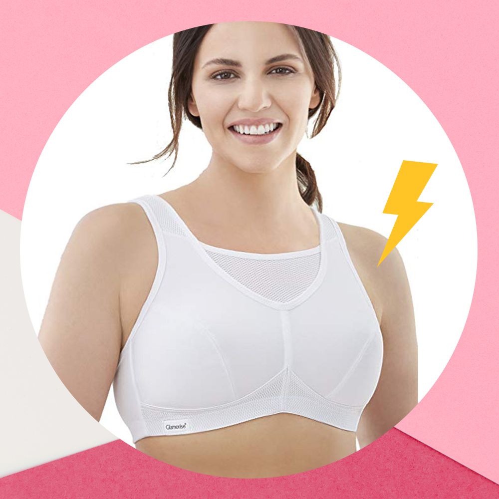 Full Figure Plus Size No-Bounce Camisole Wirefree Sports Bra #1066