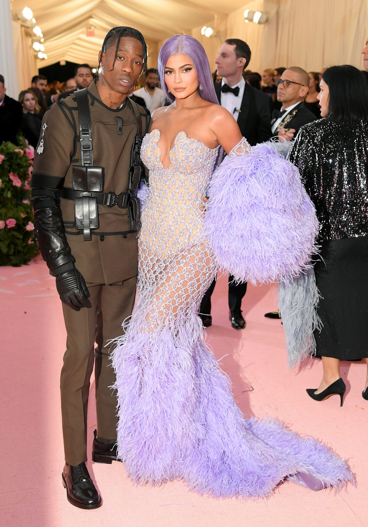 Kylie Jenner and Travis Scott Bring Power to Met Gala Red Carpet