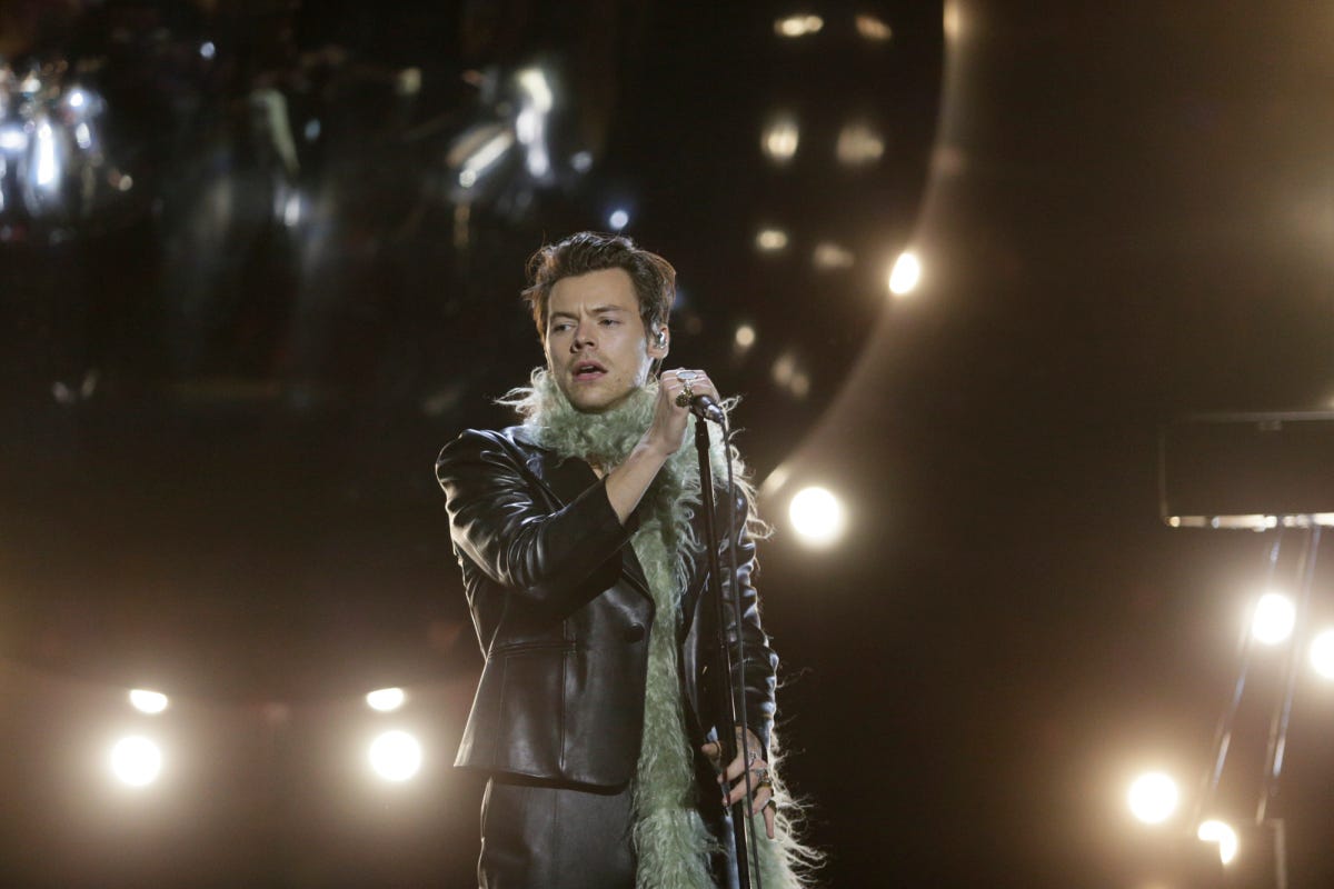 Harry Styles Kickstarts 2021 Grammy Awards with Watermelon Sugar  Performance