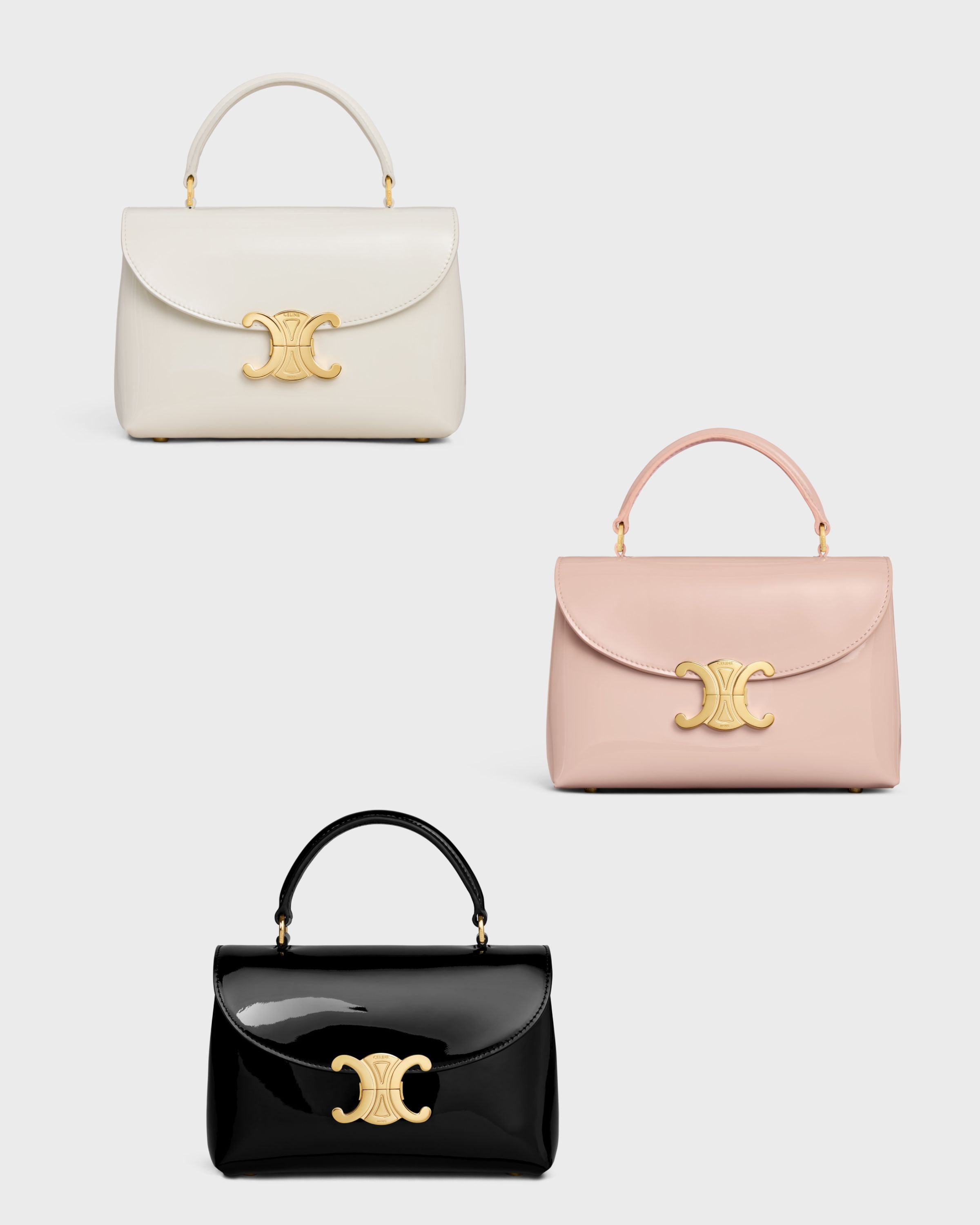【新作】CELINE エレガント♪ティーン ニノ バッグ セリーヌの“トリオンフ”がフロントを飾る新作バッグ「ニノ