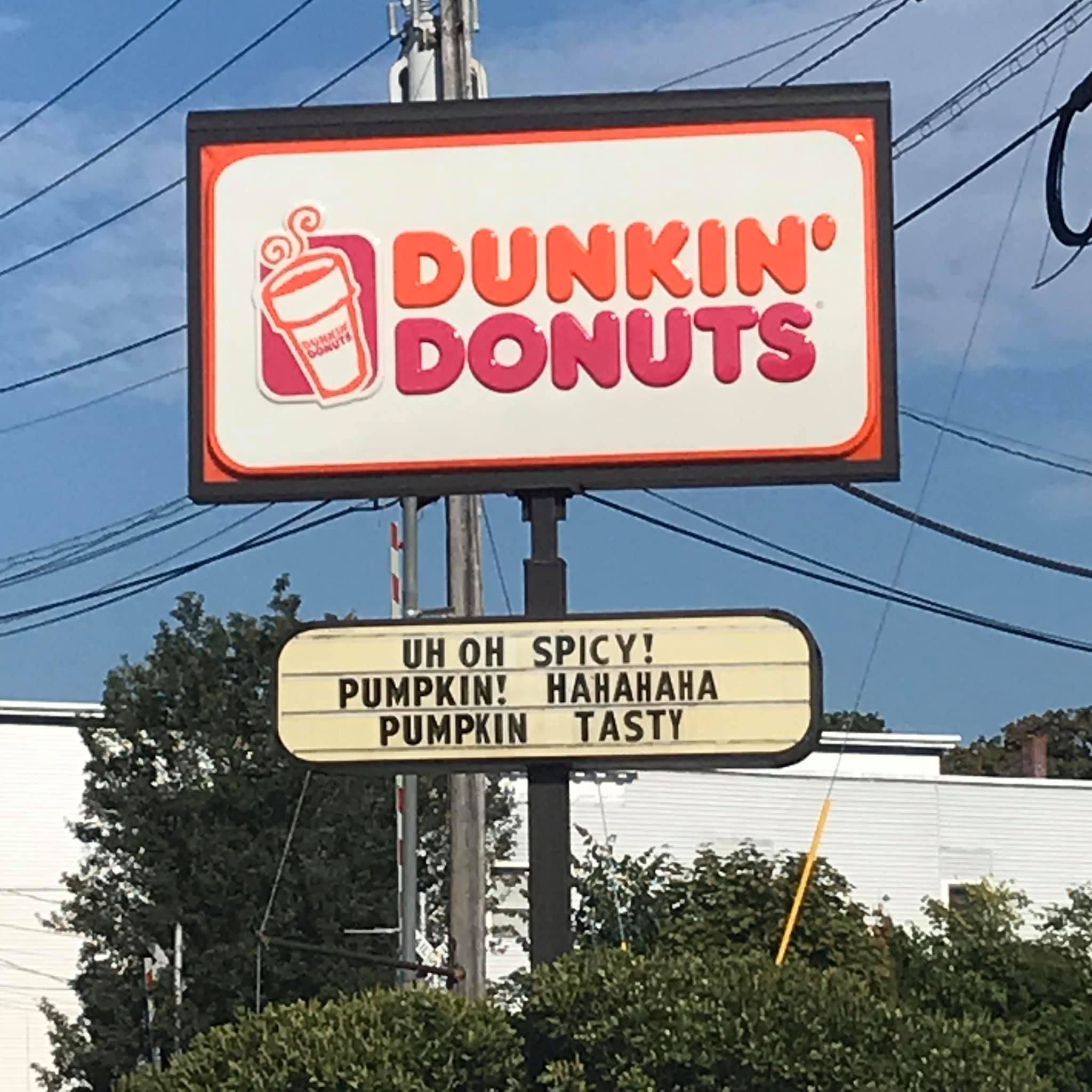 dunkin donuts spiced pumpkin