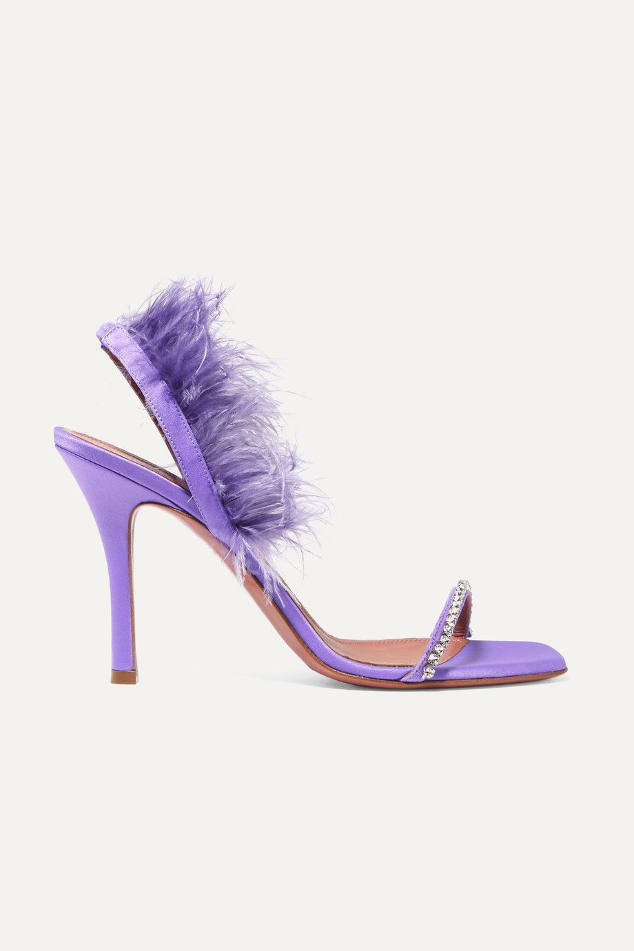 feathers fashion - feather shoes