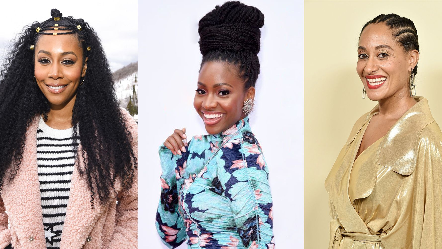braid hairstyles with curls for black girls