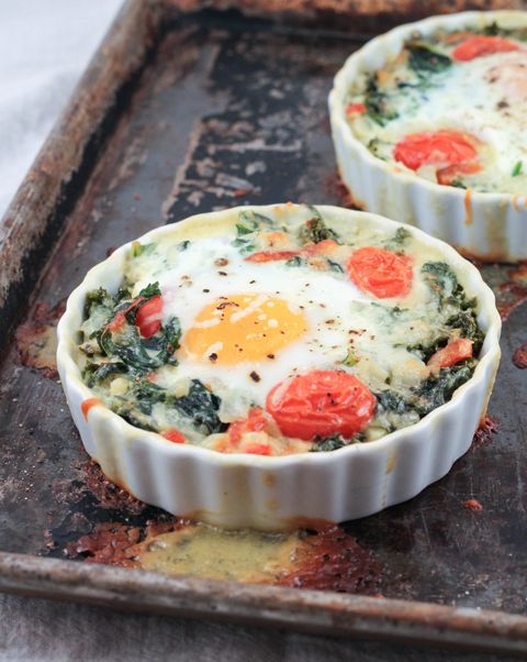 dish, food, cuisine, ingredient, quiche, produce, creamed spinach, strata, recipe, spinach,