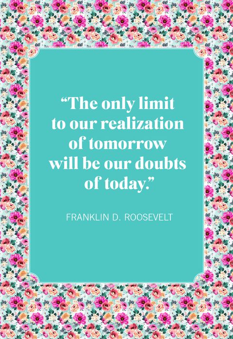 franklin d roosevelt short inspirational quotes
