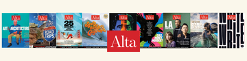 a collection of magazine covers featuring the title alta
