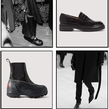 collection of various footwear styles displayed in a grid layout collection of various footwear styles displayed in a grid layout
