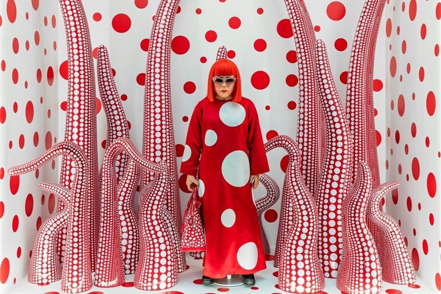 Louis Vuitton e Yayoi Kusama a Milano