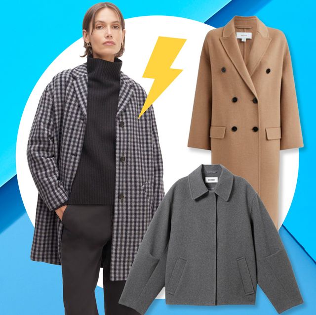 Double Breasted Wool Coat for Winter, Women's Gray Wool Coat, Long