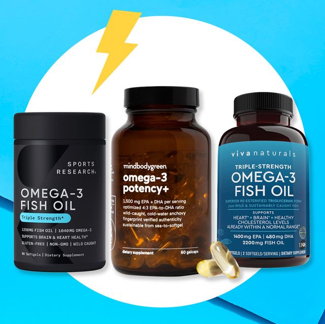 Omega 3 Fish Oil Supplement - 1200mg EPA and 900mg DHA Fatty Acid Per  Serving from Wild Caught Fish - Supports Joint, Eyes, Brain & Skin Health 