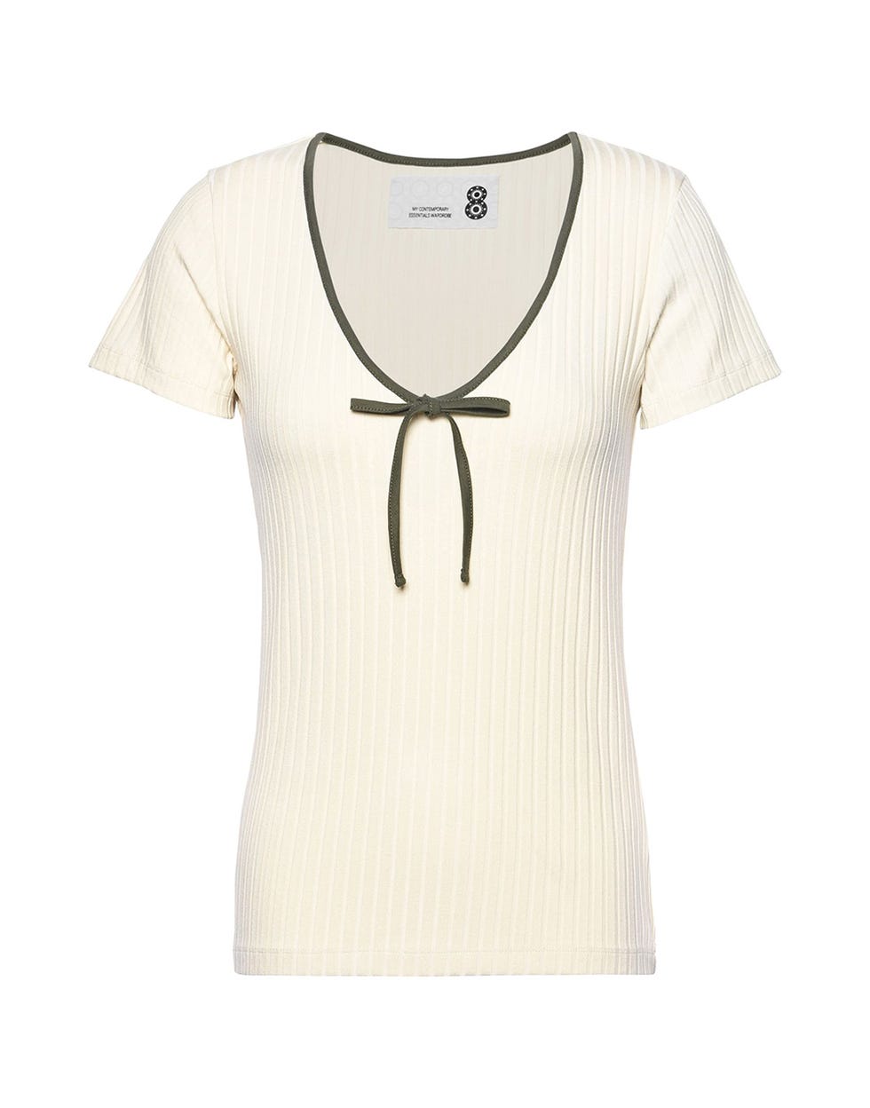 Clothing, T-shirt, White, Sleeve, Neck, Top, Beige, Outerwear, Blouse, 