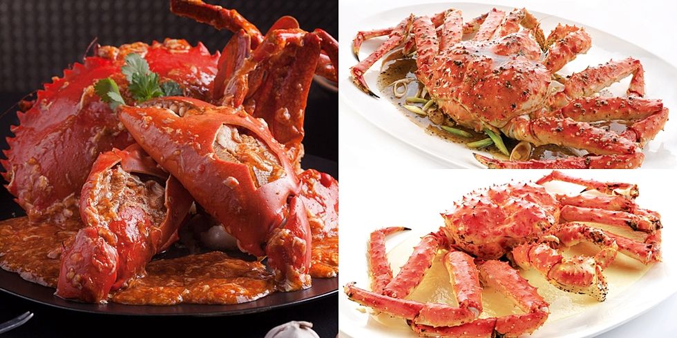 2019秋蟹料理，帝王蟹、螃蟹、三點蟹