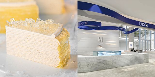 Lady M遠百信義A13店推出香檳千層蛋糕