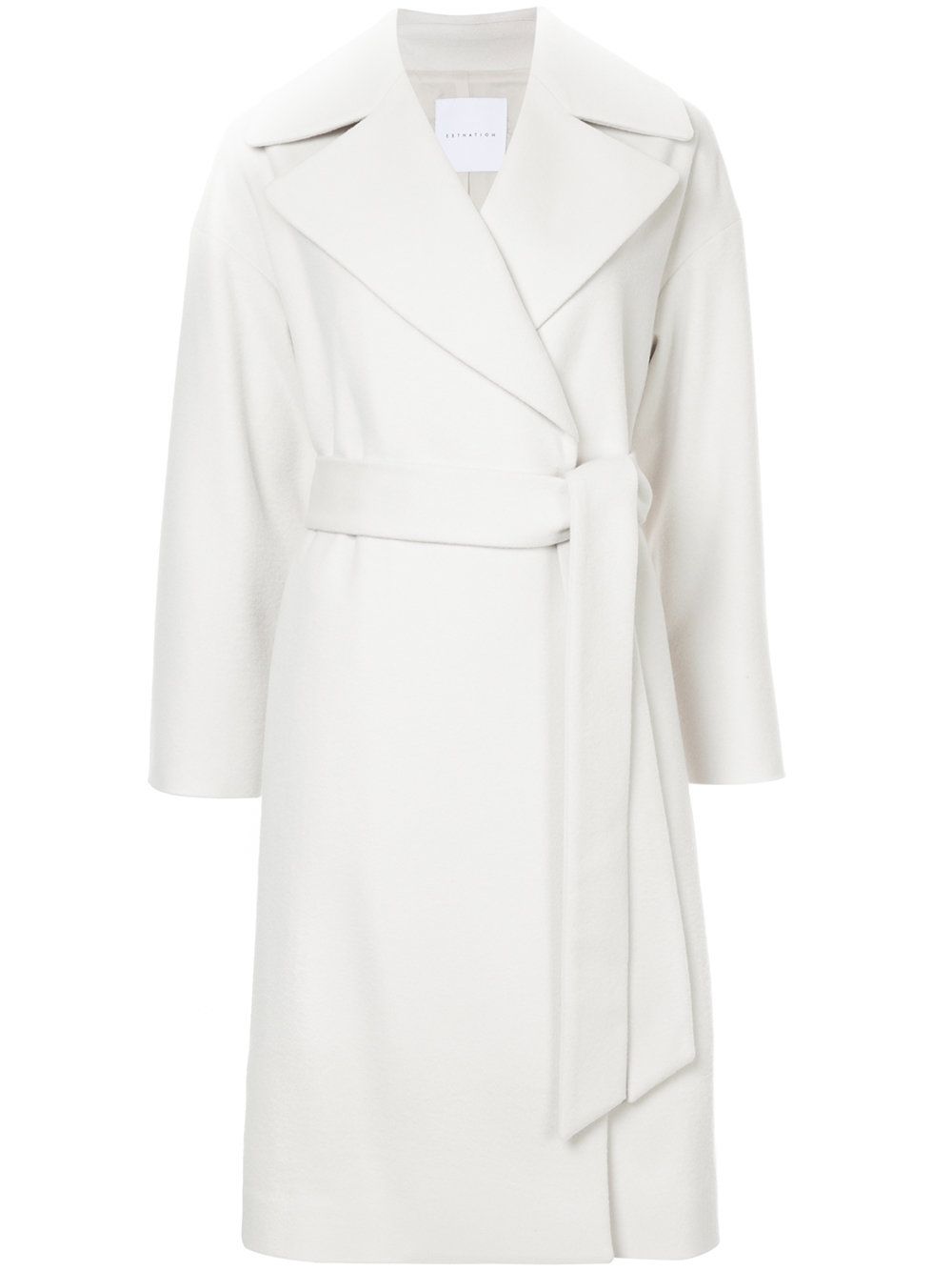 White wrap outlet coat