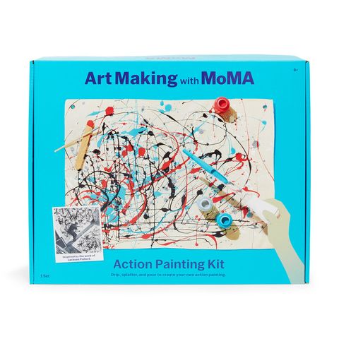 moma action painting kit
