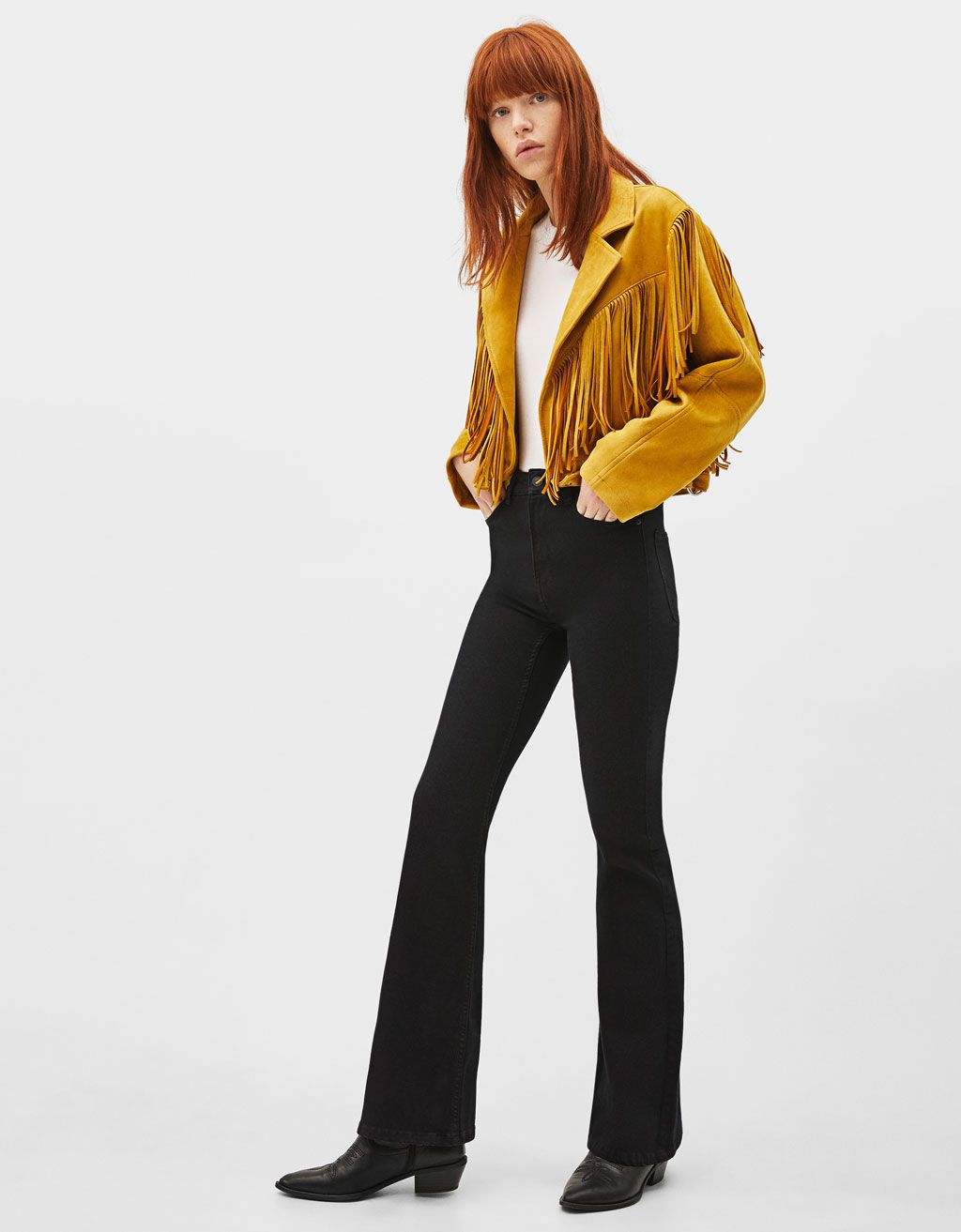 Bershka shop mustard jacket