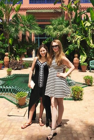 rachel deloache williams with anna delvey on holiday in morocco
