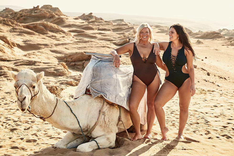 Ashley Graham and Her Mom Star in Swimsuits For All Campaign
