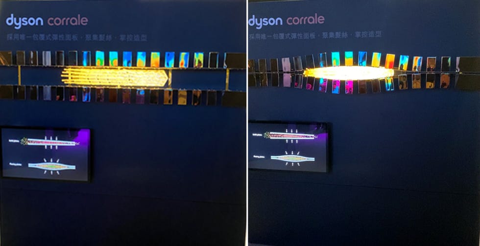 華山文創東2a館「dyson美髮科學沙龍」dyson corrale直髮造型器展示區