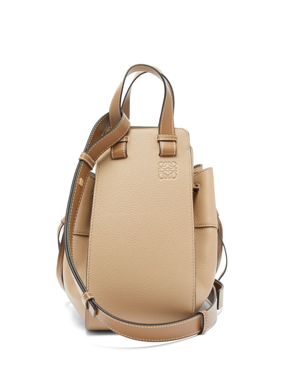 Handbag, Bag, Fashion accessory, Beige, Brown, Khaki, Tan, Shoulder bag, Leather, Material property, 