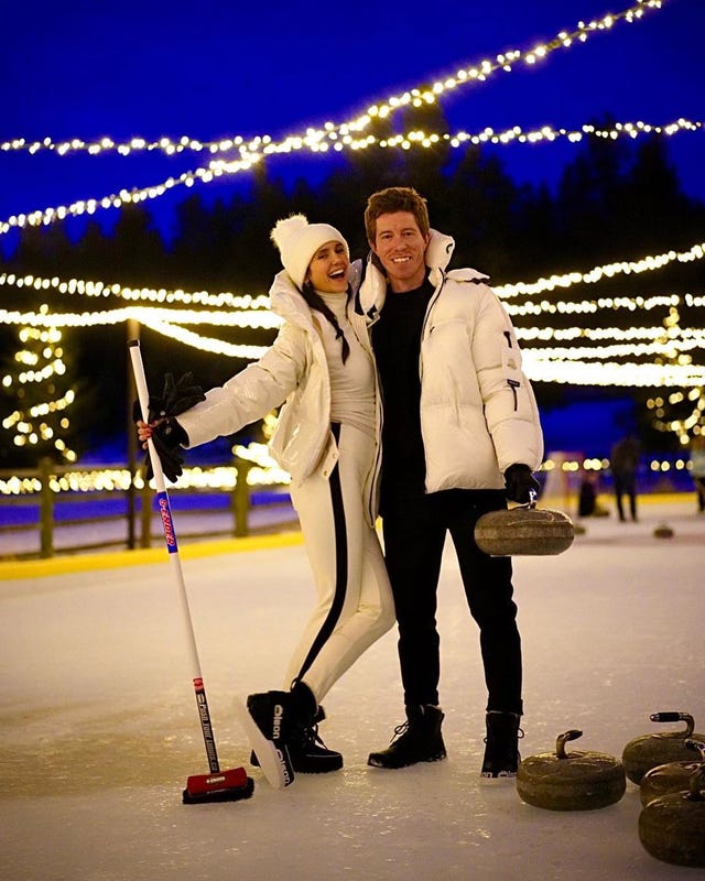 NINA DOBREV AND SHAUN WHITE  Shaun white, Nina dobrev, Winter outfits