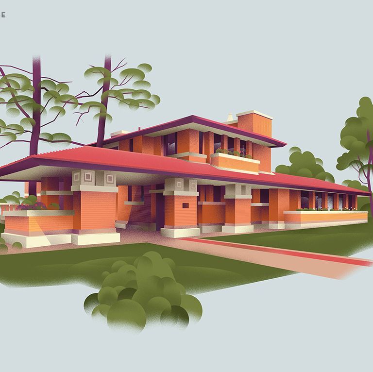 全米にあるフランク・ロイド・ライト設計の住宅を総覧 | ELLE DECOR