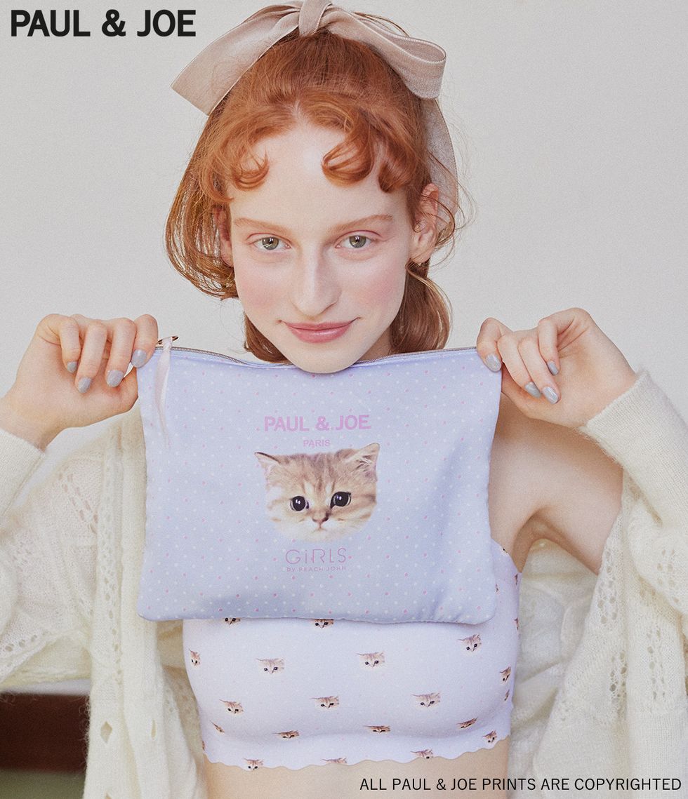 貓奴必收！girls by peach john x pauljoe推出可愛貓咪內衣與經典花朵居家服
