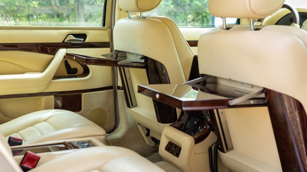 A $700,000 armored Mercedes Benz S600 rolls out with gilded