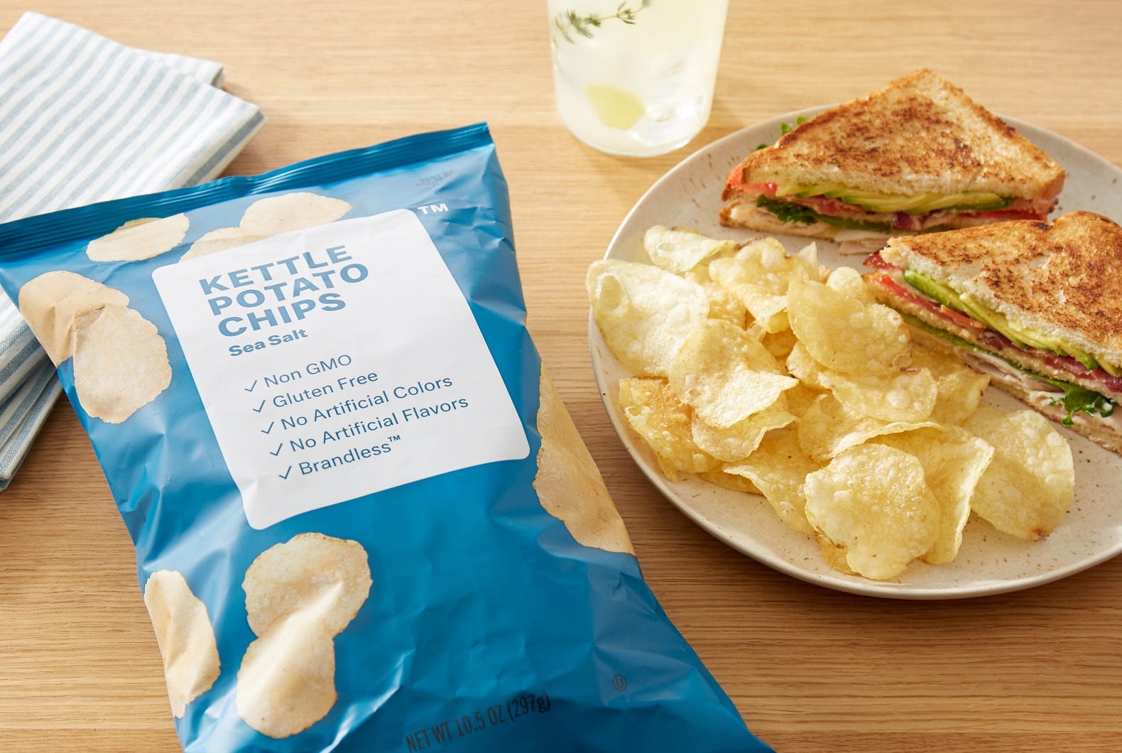 Brandless Kettle Cooked Potato Chips Review - Brandless Chips Keep It ...