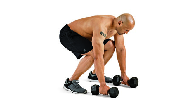 Weights, Exercise equipment, Arm, Muscle, Shoulder, Dumbbell, Joint, Sports equipment, Fitness professional, Press up, 