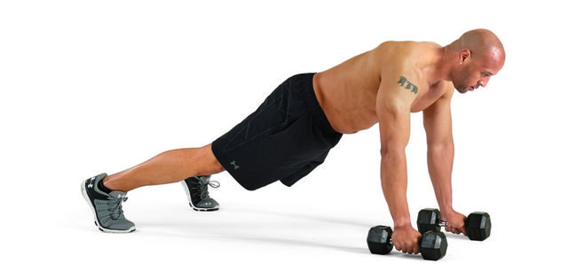 Exercise equipment, Weights, Press up, Arm, Abdomen, Fitness professional, Muscle, Kettlebell, Chest, Sports equipment, 