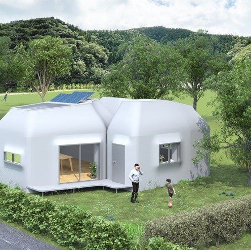Una casa prefabricada impresa en 3D que se construye en 48 horas