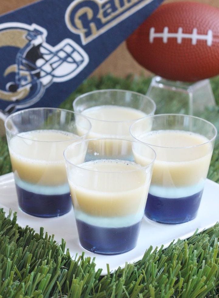 Best Los Angeles Rams Jell-O Shots Recipe - How to Make Los Angeles Rams  Jell-O Shots