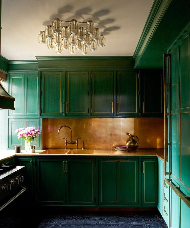 Green, Room, Kitchen, Turquoise, Cabinetry, Furniture, Property, Countertop, Architecture, House, 