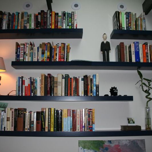 Shelving, Shelf, Bookcase, Furniture, Book, Collection, Wall, Publication, Room, Building, 