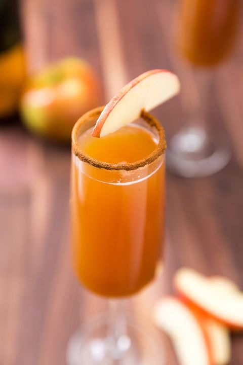 apple cider mimosas