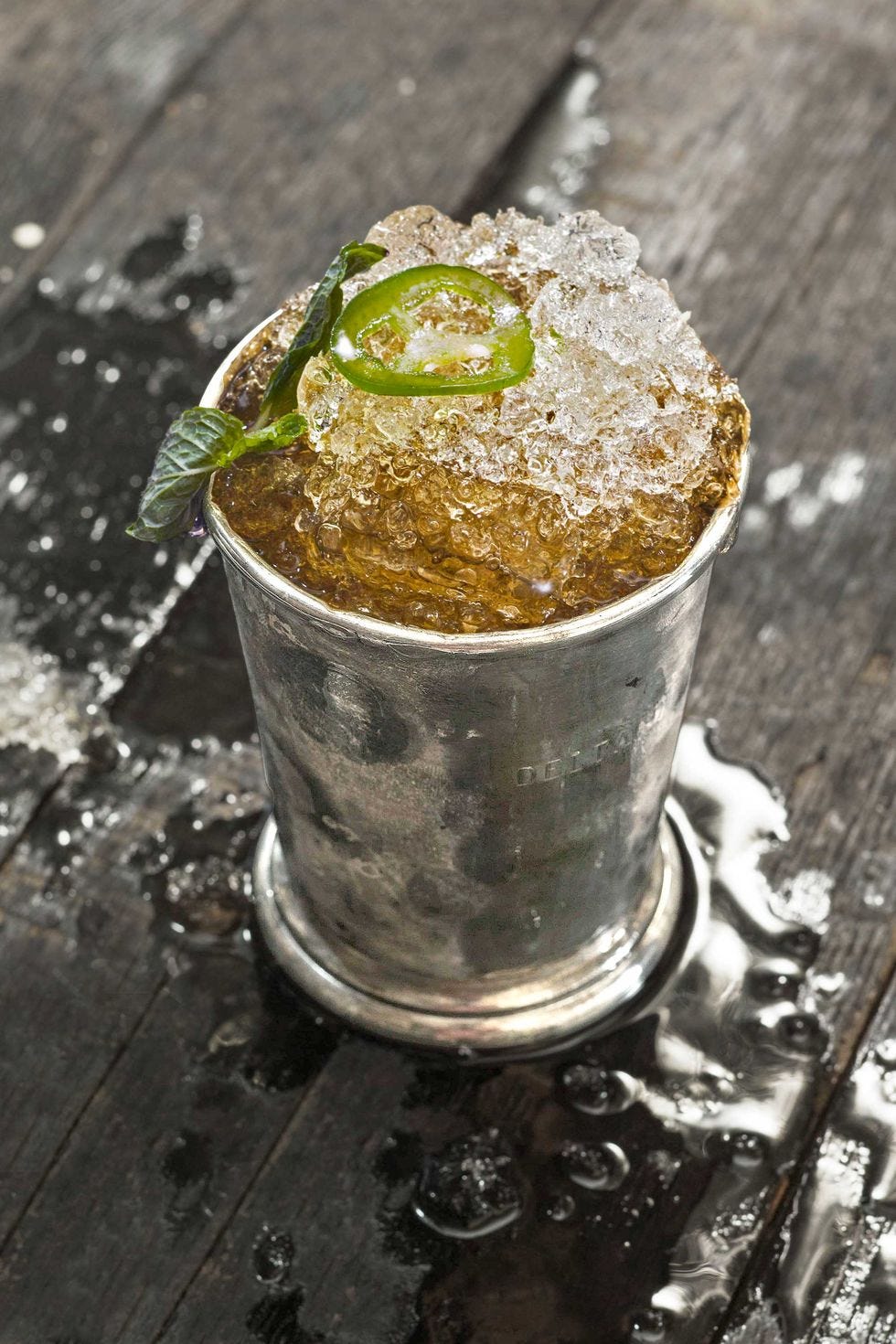 Cinco De Mayo Drinks - Jalapeño-Spiked Bourbon Julep